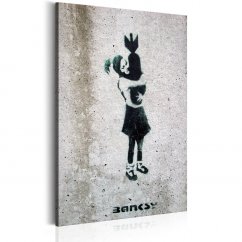 Obraz - Banksyho bombové objatie