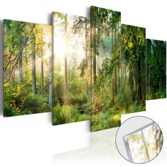 Obraz na akrylátovém skle - Zelená svatyně
