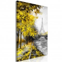 Obraz - Parížsky kanál - žltý
