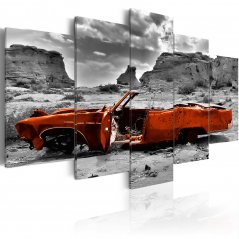 Obraz - Oranžové auto