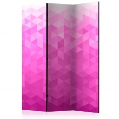 Paraván - Růžový pixel