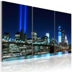 Obraz - Modré svetlá v New Yorku