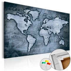Korková nástěnka - Safírový svět - Mapa