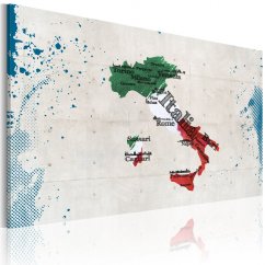 Obraz - Mapa Talianska