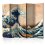 Paraván - Hokusai: Veľká vlna v Kanagawe (reprodukcia) II
