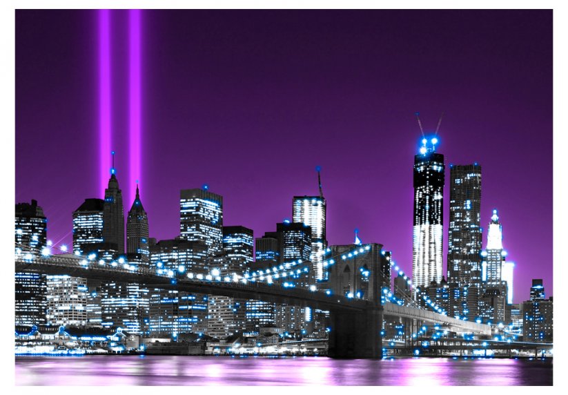 Fototapeta - Světelný Manhattan