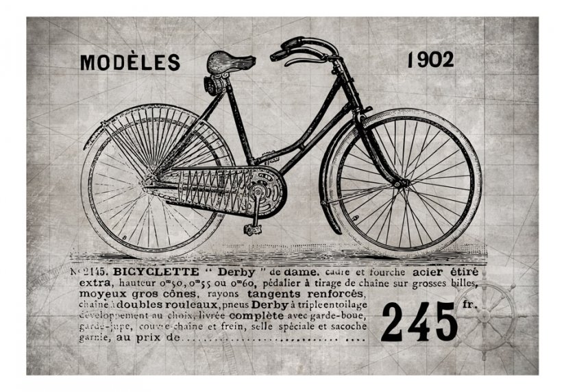 Fototapeta - Bicykel (Vintage)