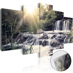 Obraz na akrylátovém skle - Vodopád snů