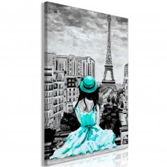 Obraz - Farba Paríža - zelená