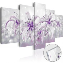 Obraz na akrylátovém skle - Purpurové milosti
