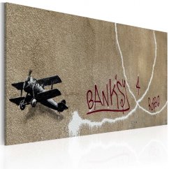 Obraz - Lietadlo lásky (Banksy)