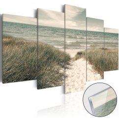 Obraz na akrylátovom skle - Tichá pláž