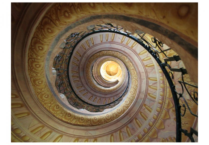 Fototapeta - Dekoratívne točité schody