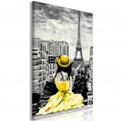 Obraz - Farba Paríža - žltá