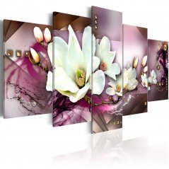 Obraz - Abstrakce s orchidejemi