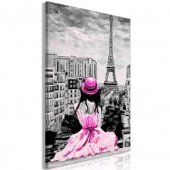 Obraz - Farba Paríža - ružová