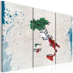 Obraz - Mapa Itálie II