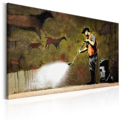 Obraz - Jaskynná maľba (Banksy)