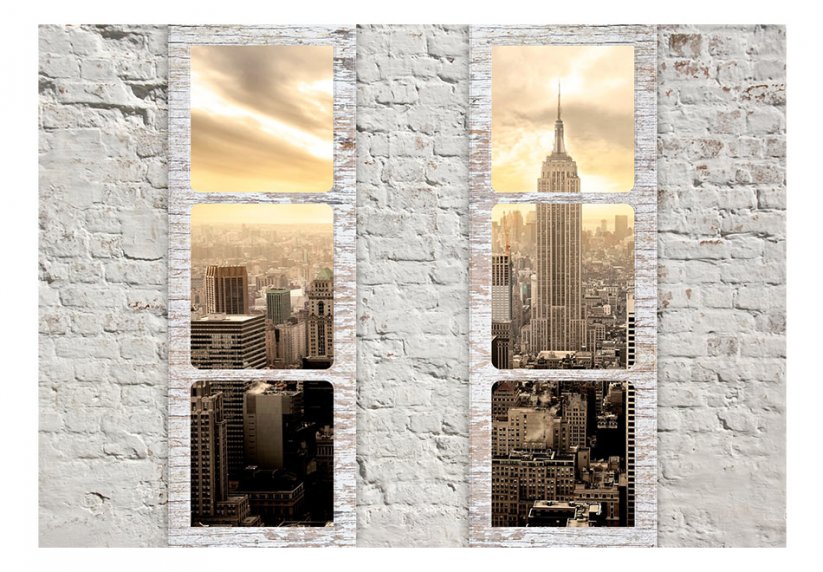 Fototapeta - New York: Pohled přes okno II