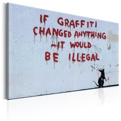 Obraz - Ak graffiti zmení všetko od Banksyho