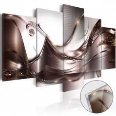 Obraz na akrylátovom skle - Zlatá búrka