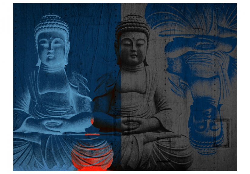 Fototapeta - Tři inkarnace Budhy