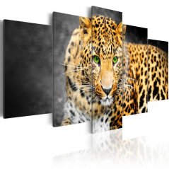 Obraz - Zelenooký leopard