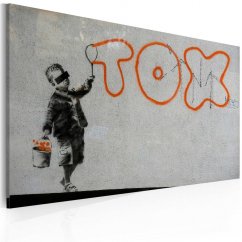 Obraz - Tapetové graffiti (Banksy)