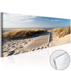 Obraz na akrylátovém skle - Divoká pláž