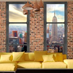 Samolepící fototapeta - Pohled z okna: New York