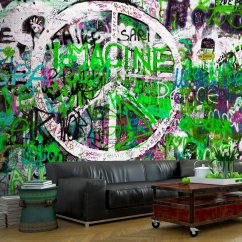Fototapeta - Zelené graffiti