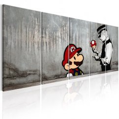 Obraz - Mario Bros na betóne
